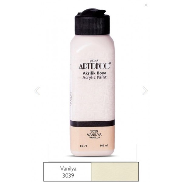 Artdeco Akrilik Boya 140 ml. 3039 Vanilya