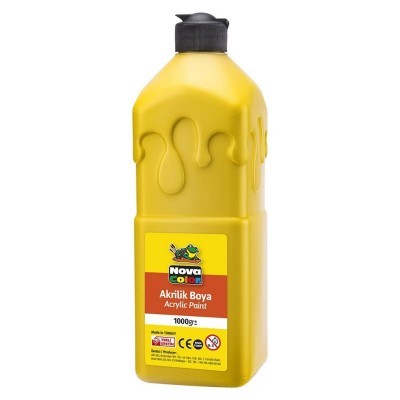 Nova Color Akrilik Boya 1000gr 221 Sarı&hellip;