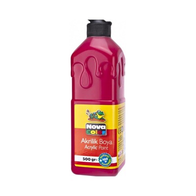 Nova Color Akrilik Boya 500gr 382 Kırmızı&hellip;