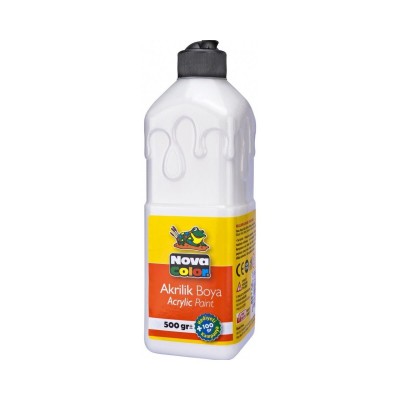 Nova Color Akrilik Boya 500gr 385 Beyaz&hellip;