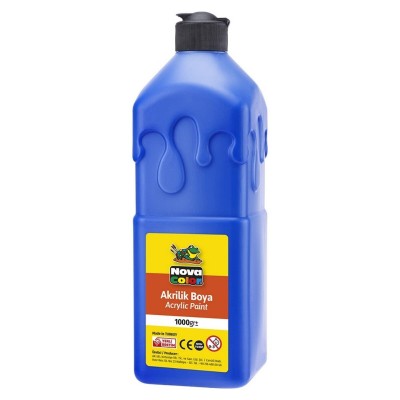 Nova Color Akrilik Boya 1000gr 223 Mavi&hellip;