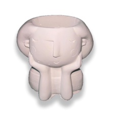 Seramik Biblo Sakısı/Mumluk- Kadın