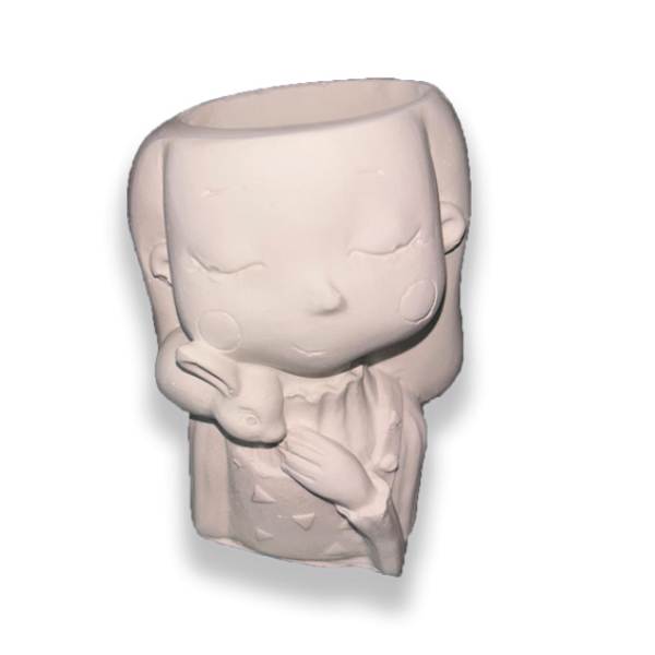 Seramik Biblo Sakısı/Mumluk- Kız Çocuk