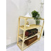 Ahşap Çok Amaçlı Raf 4 Katlı  (Ayakkabılık, Terliklik, Dekoratif Raf)