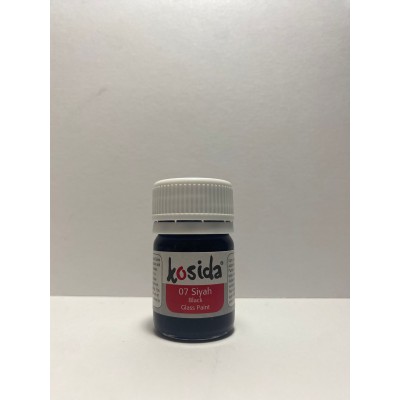 Kosida 07 Siyah Cam Boyası 20 ml&hellip;