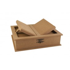 Eliz Boyanabilir Ahşap Kutu - 53 Eliz Boyanabilir Ahşap Kutu - 53