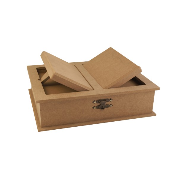 Eliz Boyanabilir Ahşap Kutu - 53