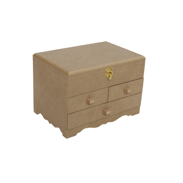 Eliz Boyanabilir Ahşap Kutu - 61