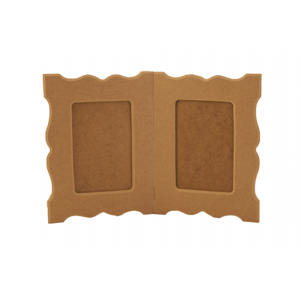 Eliz Boyanabilir Ahşap İkili Çerçeve - 07