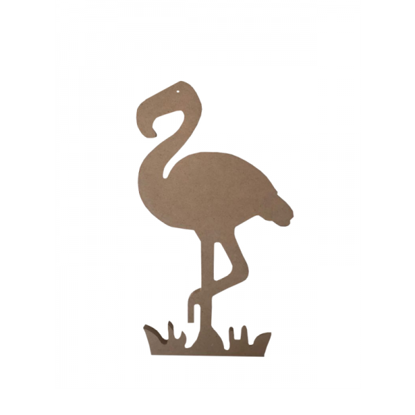Eliz Boyanabilir Ahşap Dekor Obje Flamingo - 09