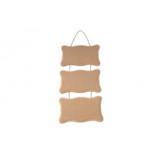 Eliz Boyanabilir Ahşap Kapı Süsü - 09