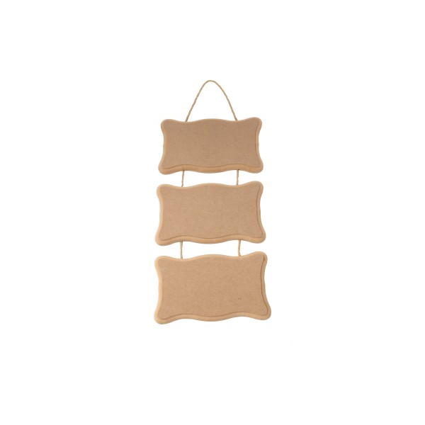 Eliz Boyanabilir Ahşap Kapı Süsü - 09