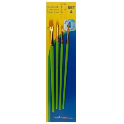 Fanart Academy Seri 500 Sentetik Kıllı Fırça Seti No:4 (4lü)&hellip;